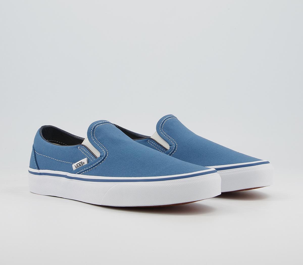 Vans Classic Slip On Trainers Navy - Unisex Sports