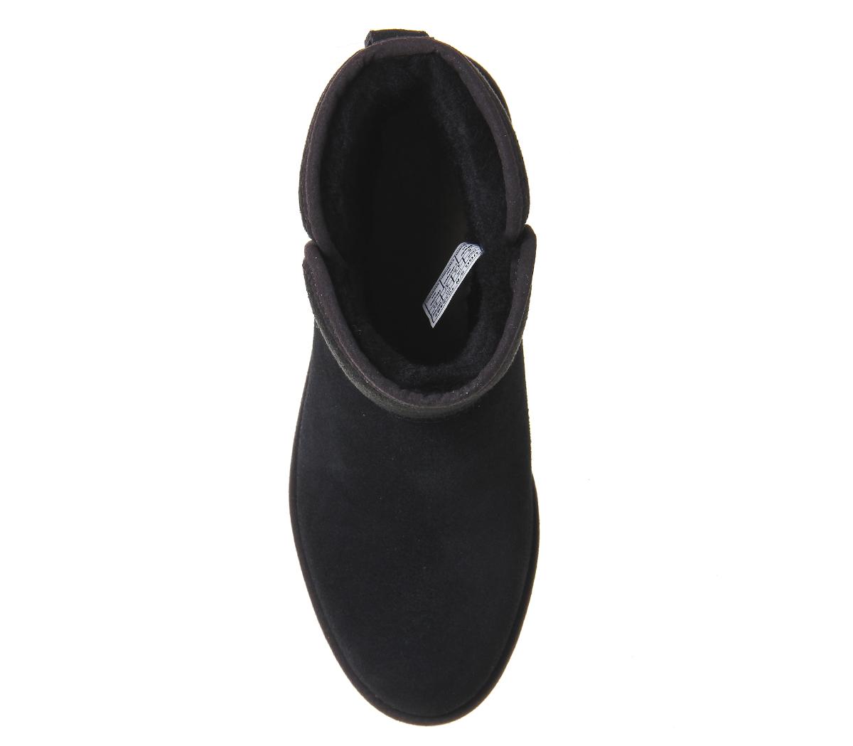 UGG Classic Slim Kristin Mini Black Suede - Ankle Boots