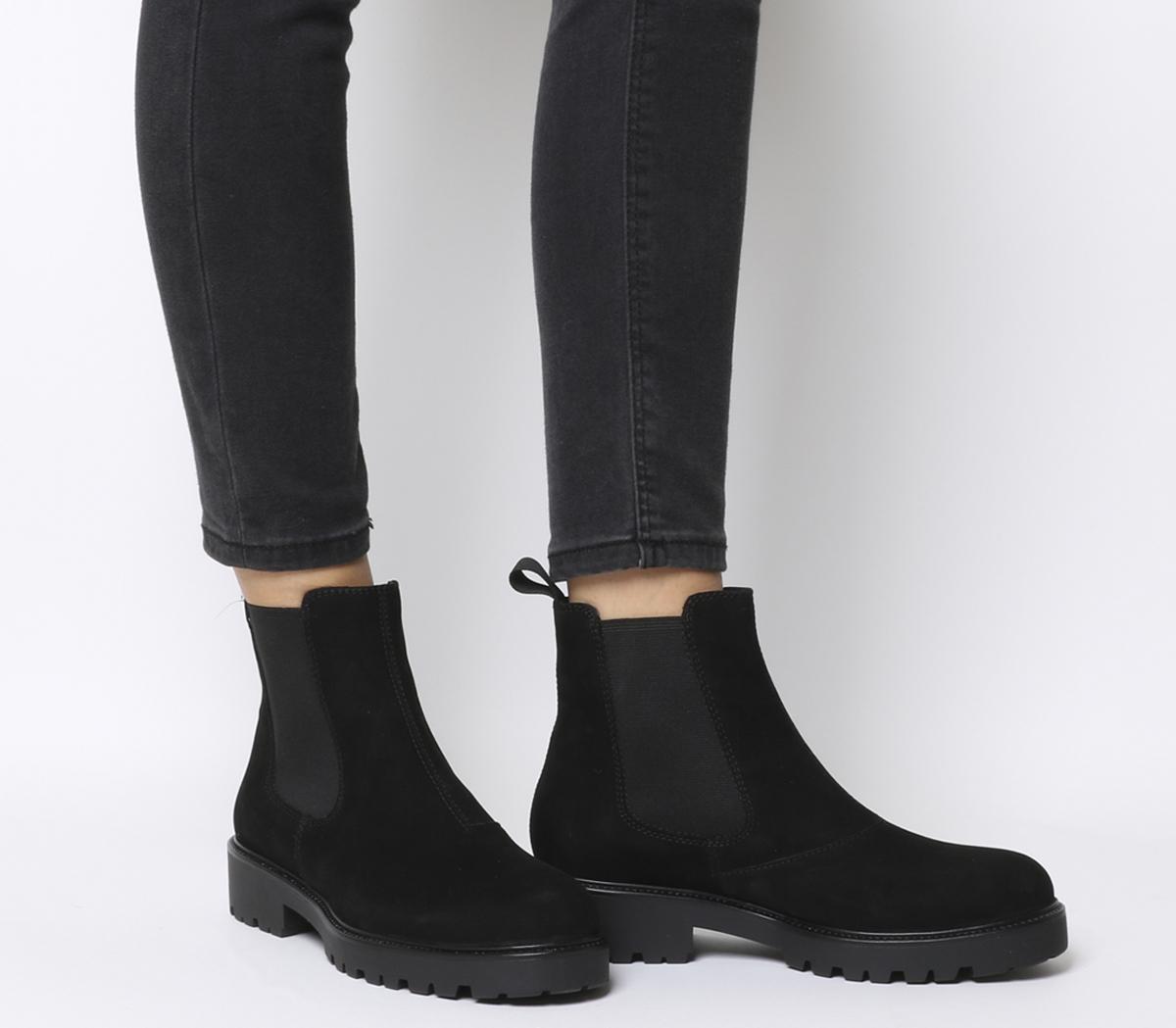 Vagabond Shoemakers Kenova Chelsea Boots Black Nubuck - Ankle Boots