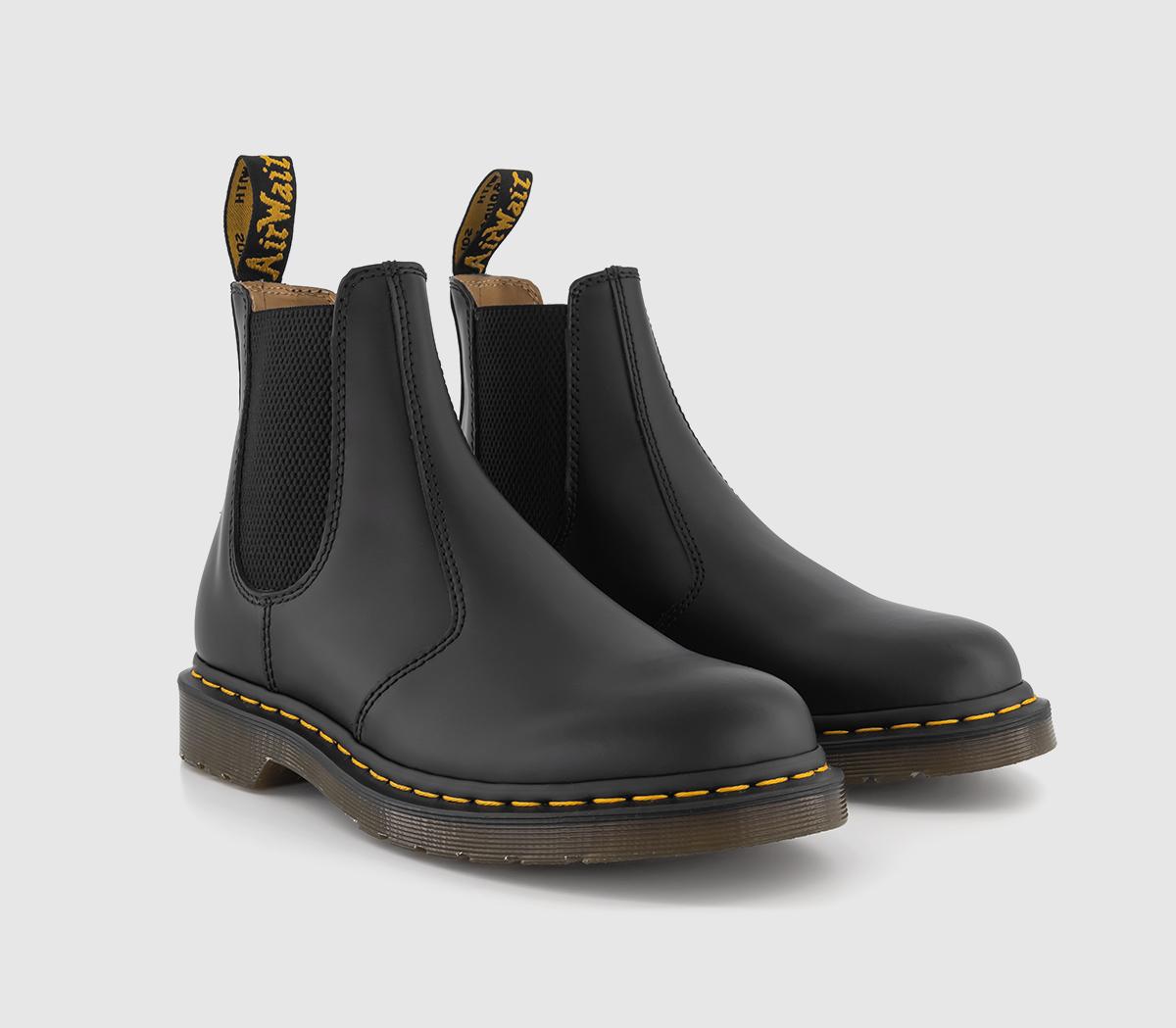 Dr. Martens 2976 Chelsea Boots F Black Leather - Ankle Boots