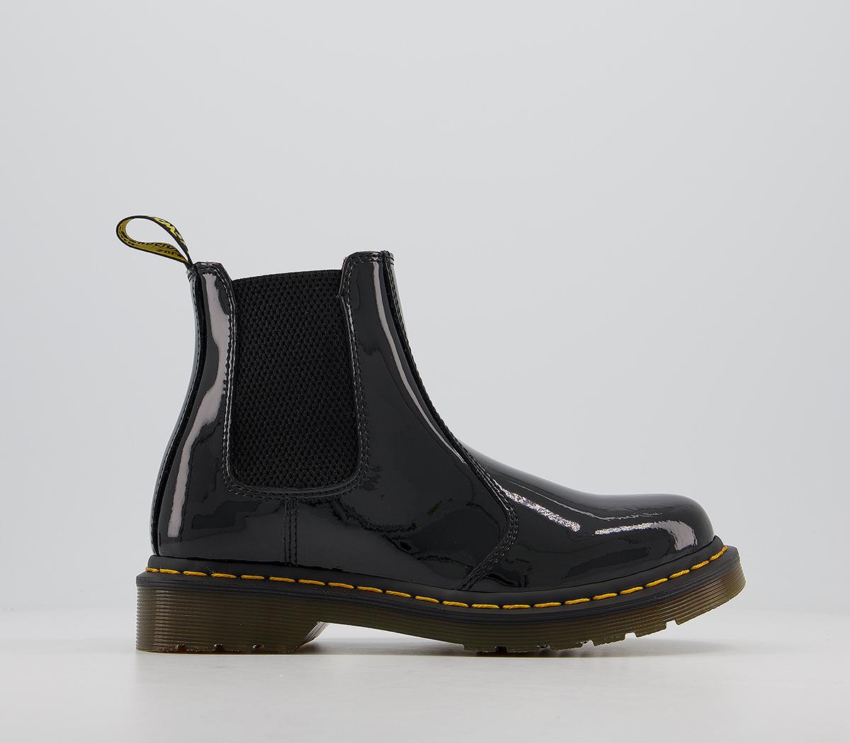 dr martens black patent size 4