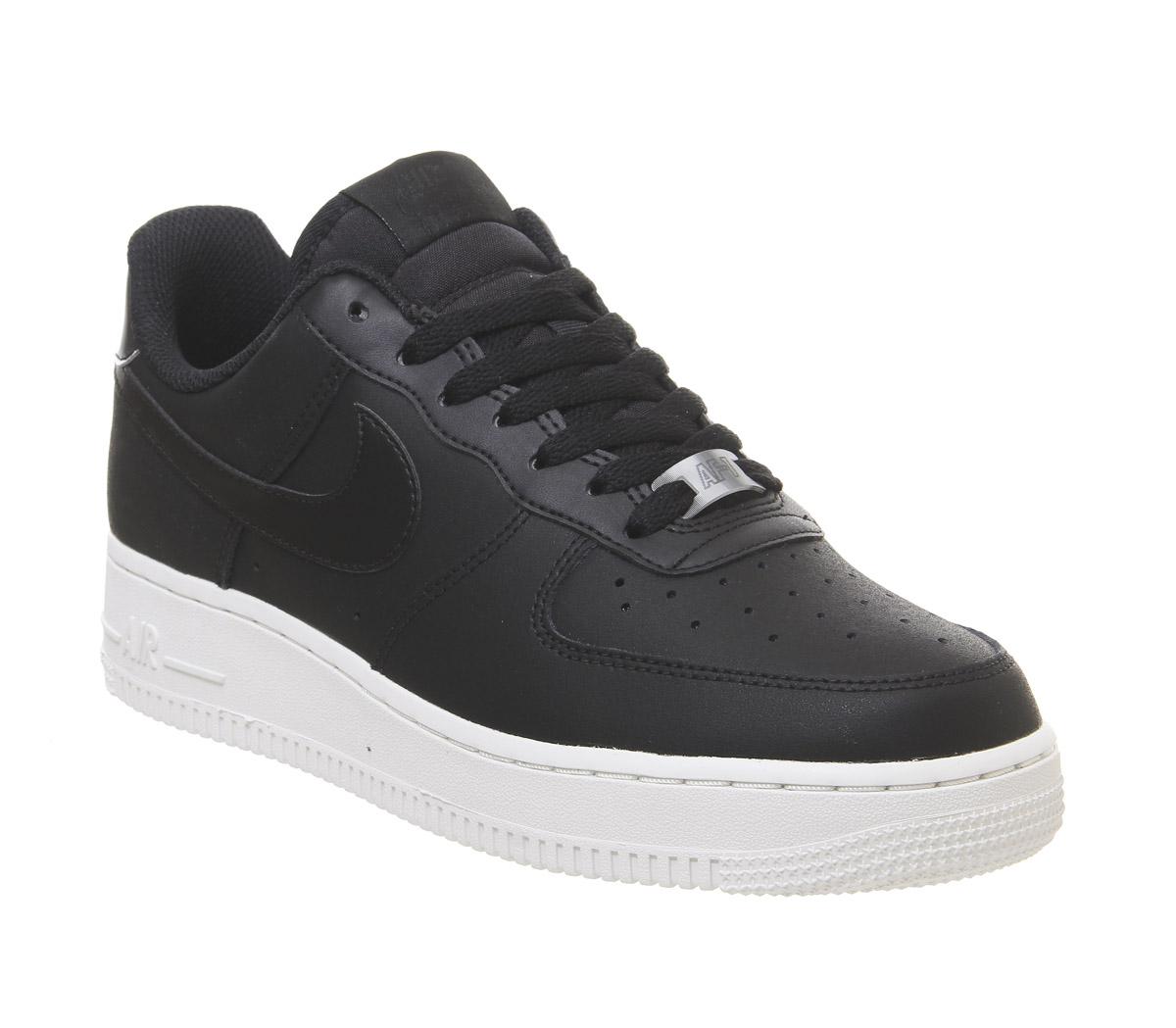 air force 1 07 trainers black