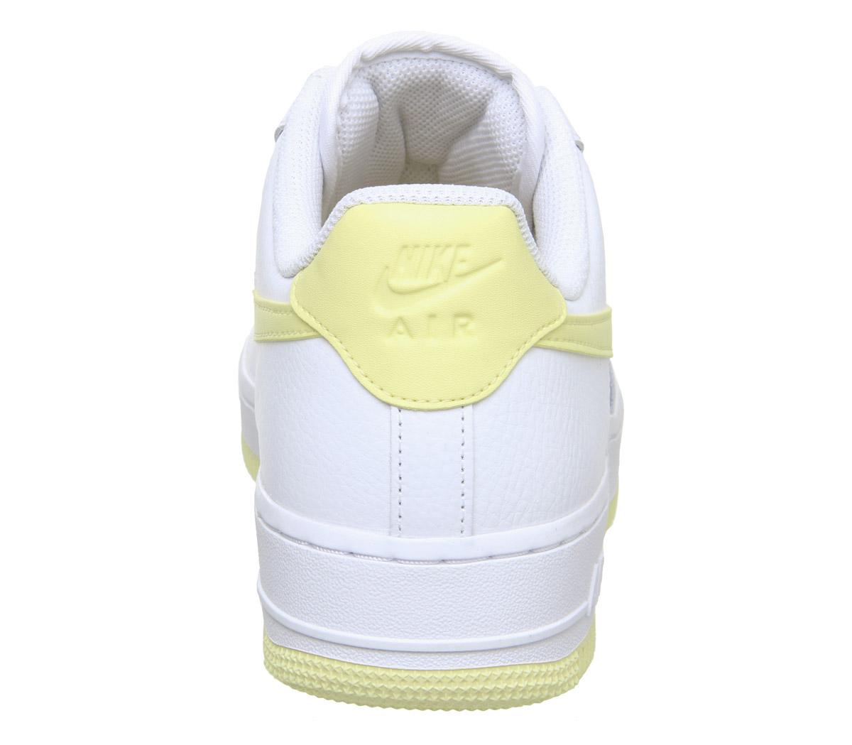 air force 1 07 trainers white bicycle yellow dark sulfur