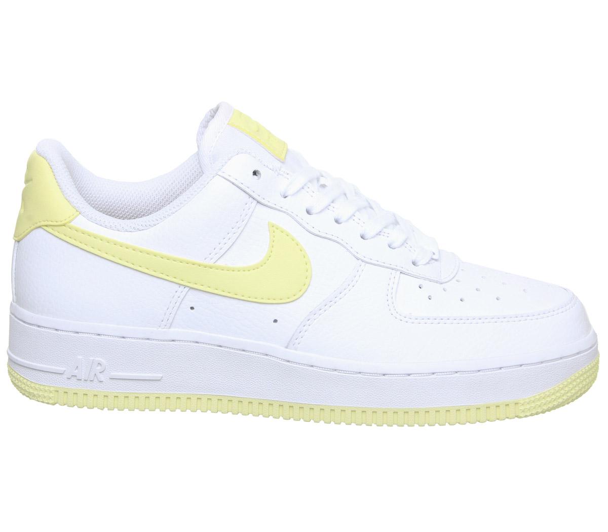 air force 1 07 trainers white bicycle yellow dark sulfur