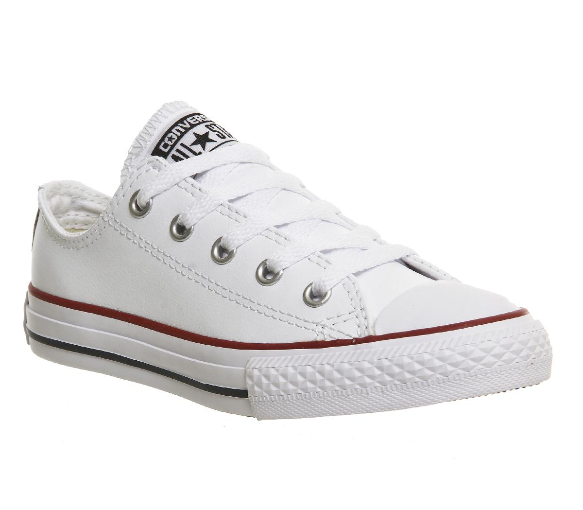 Converse All Star Low Youth Optical White Leather - Unisex