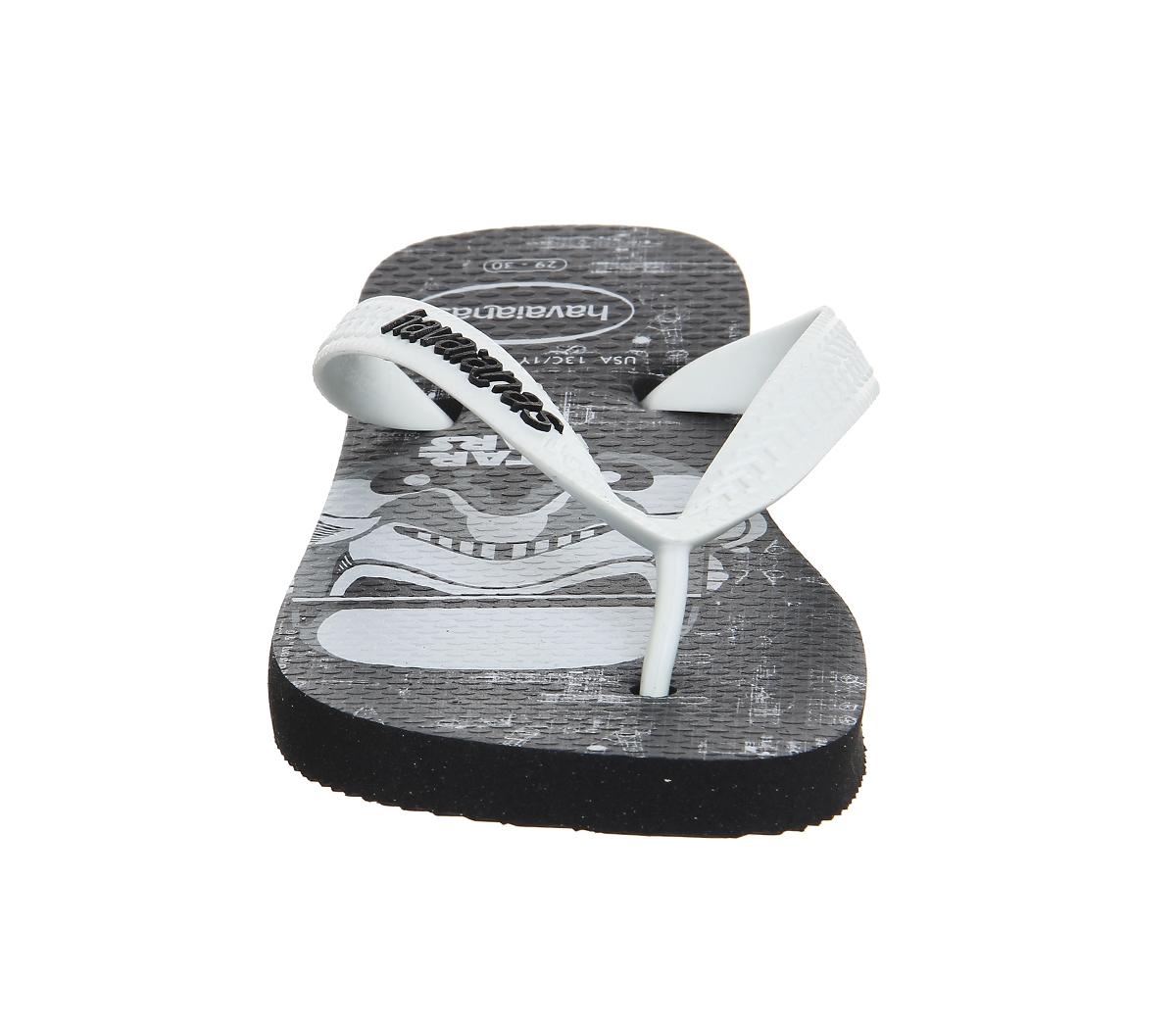 Havaianas Kids Brasil Star Wars Black White - Unisex