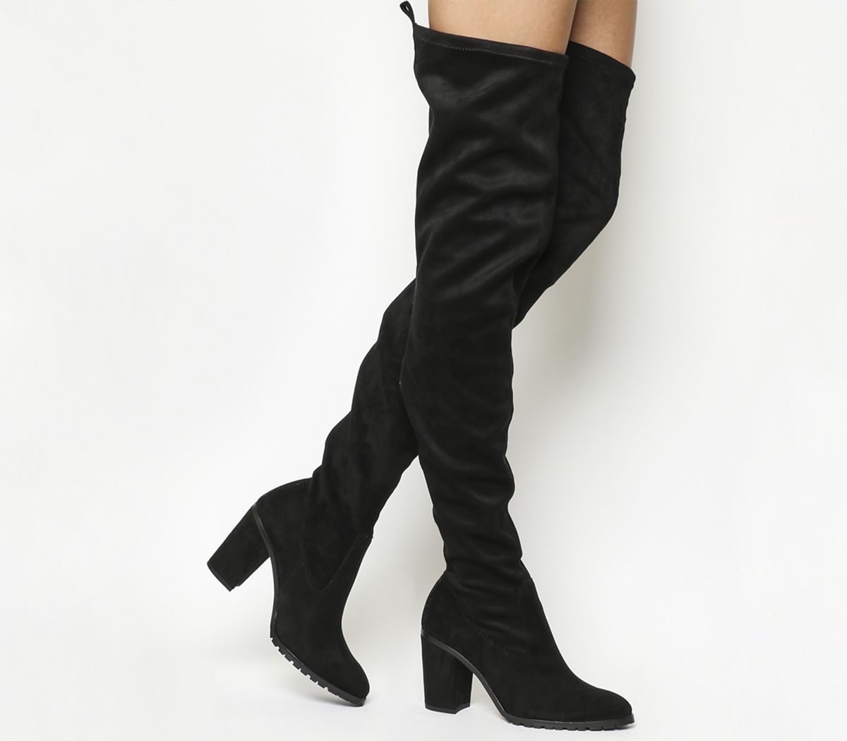 Office Ka Pow Over The Knee Boots Black Knee High Boots