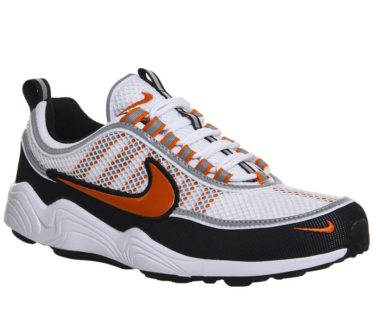 27 White Nike Trainers Orange Tick Pics