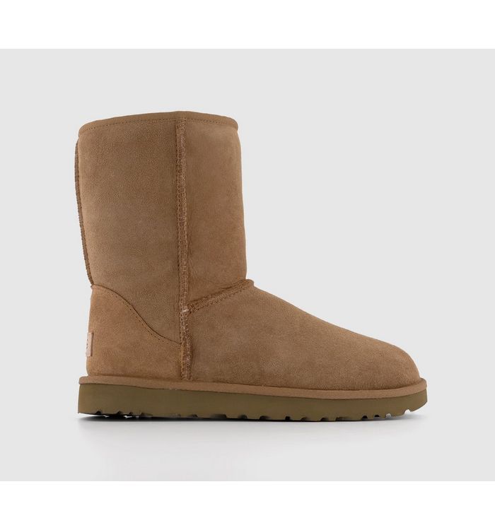 UGG Classic Short II Boots Chestnut Suede - Ankle Boots
