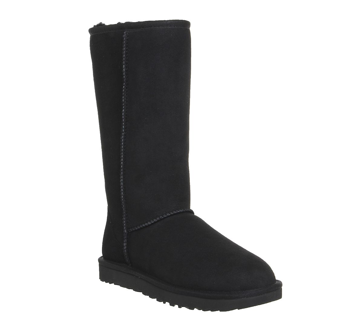 UGG Classic Tall II Boots Black Suede - Knee High Boots