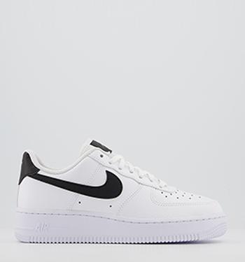 white air force black tick junior
