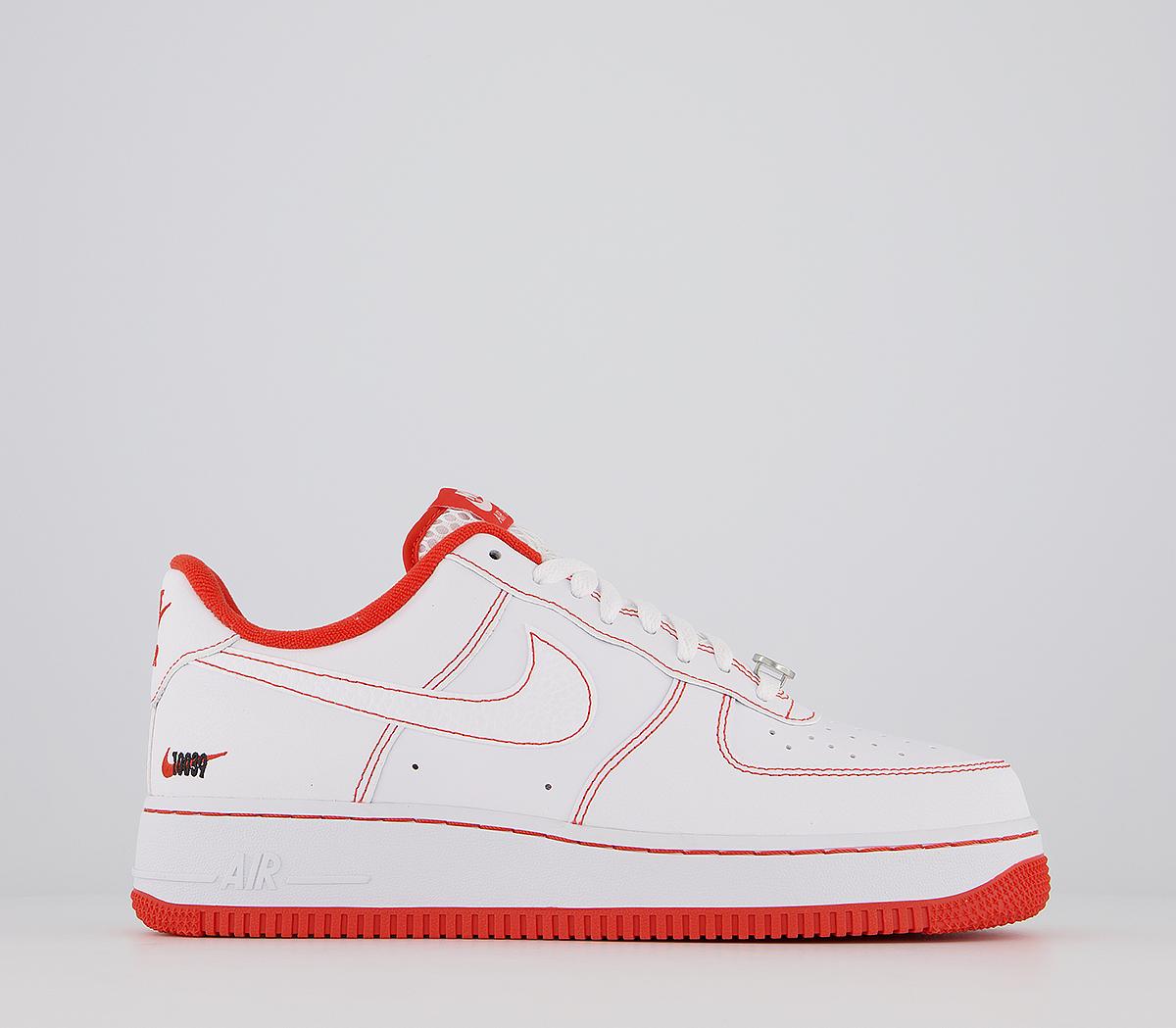 nike air force white with orange