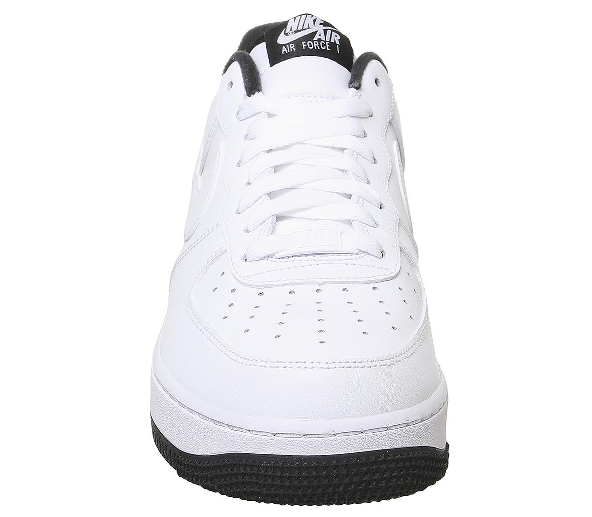 Nike Air Force 1 07 Trainers White Black White His Trainers 6778