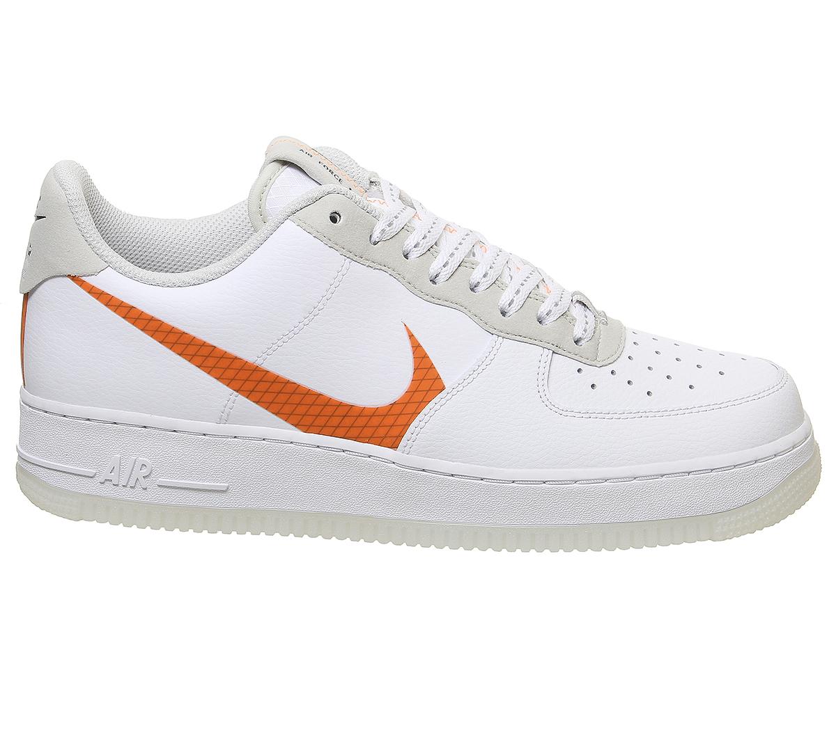 air force 1 white orange