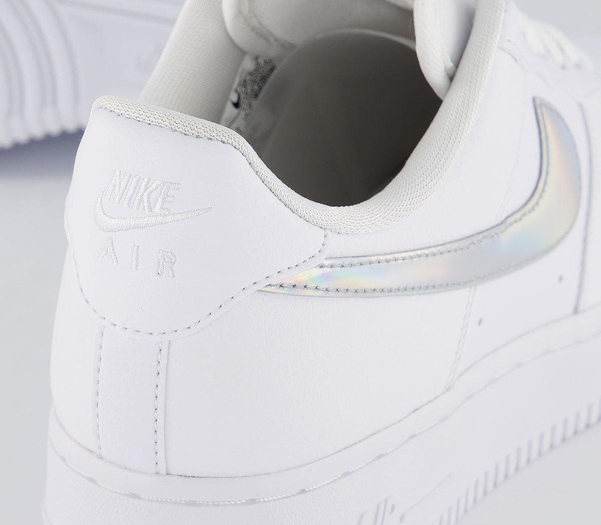 air force 1 07 trainers white irridescent f