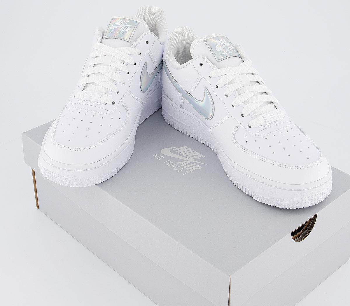 air force 1 07 trainers white irridescent f