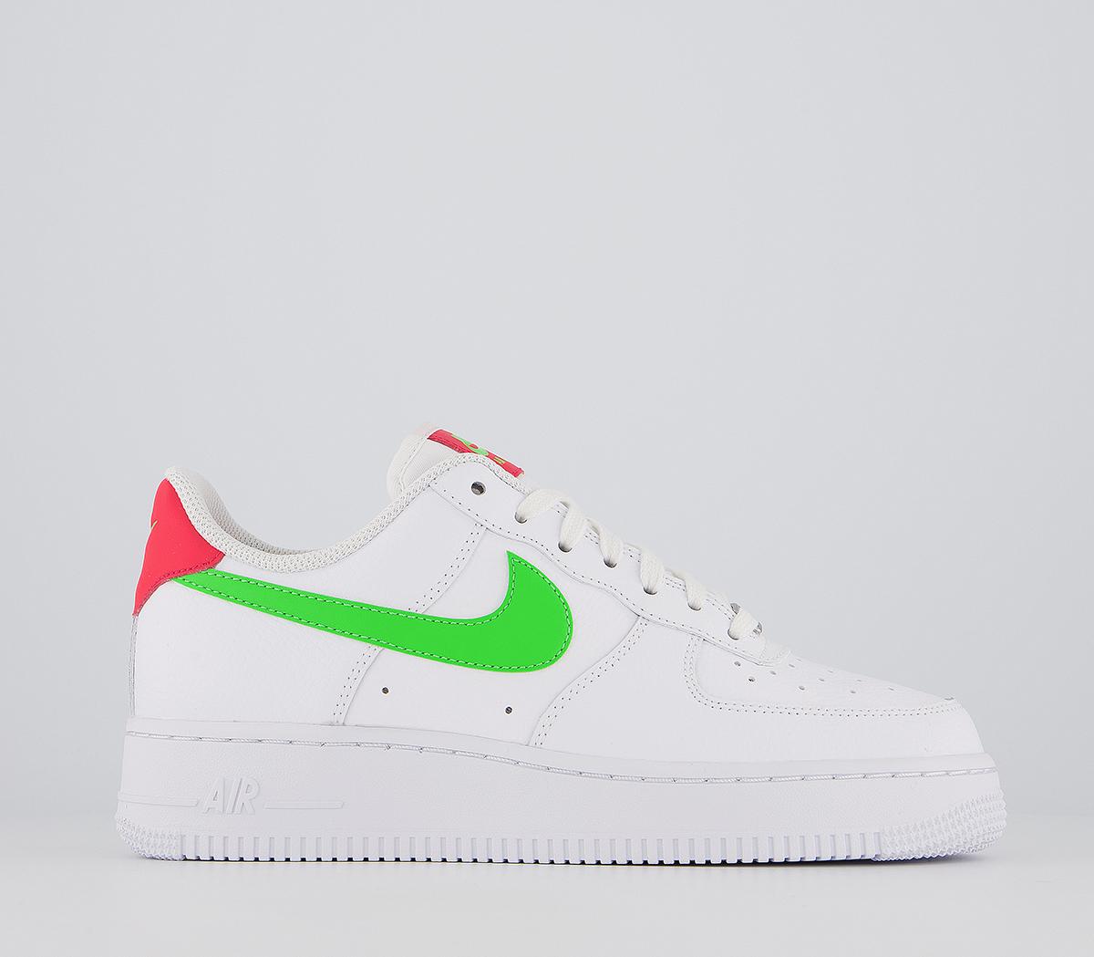 nike air force with green tick