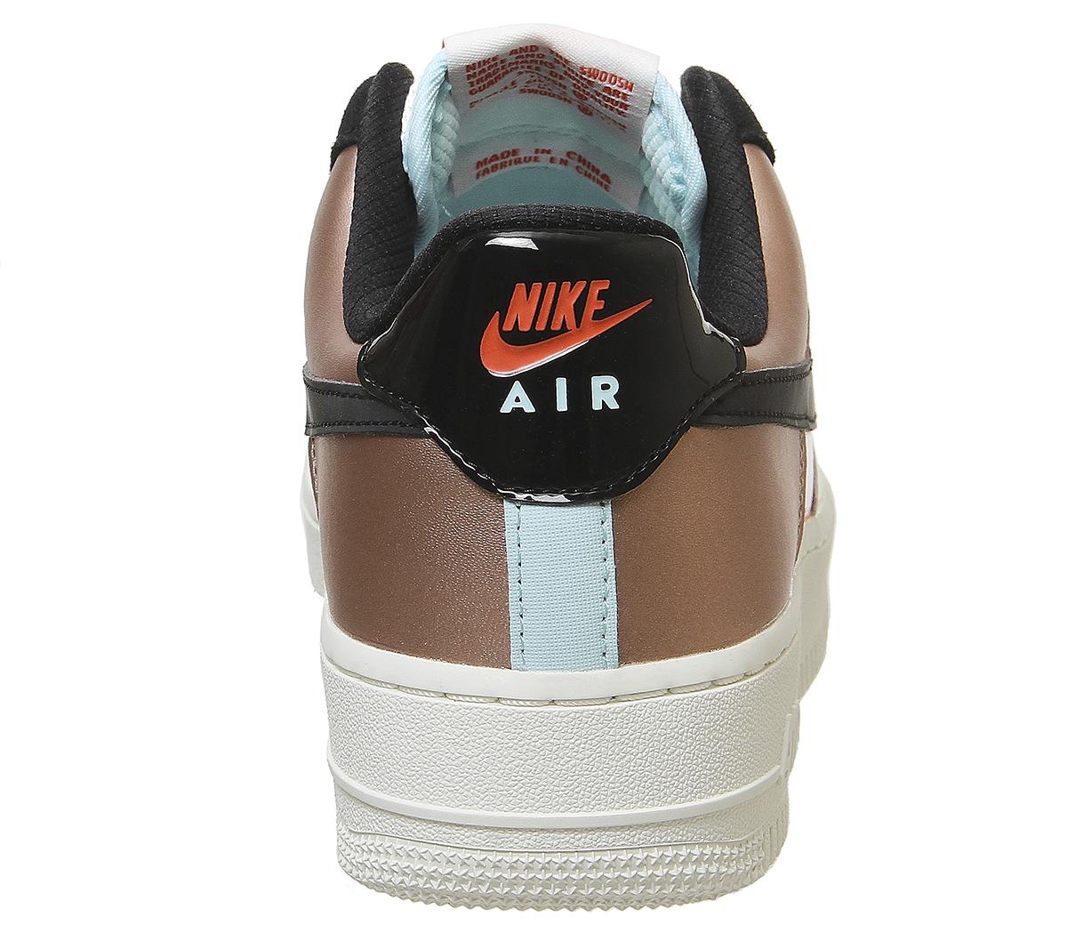 air force 1 07 trainers metallic red bronze pure platinum teal