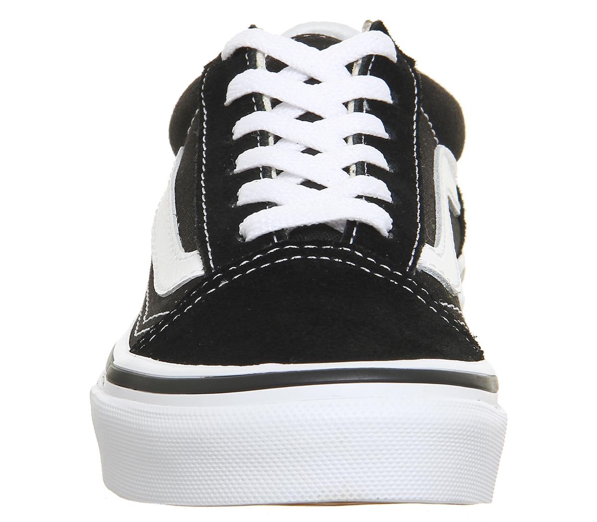 Vans Old Skool Lace K Black True White - Unisex