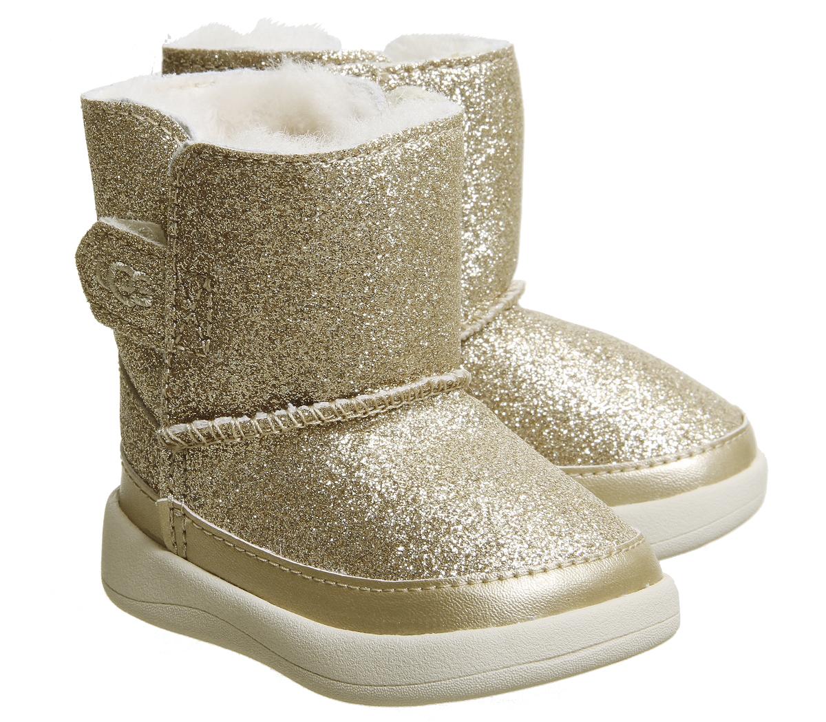 keelan glitter genuine shearling boot