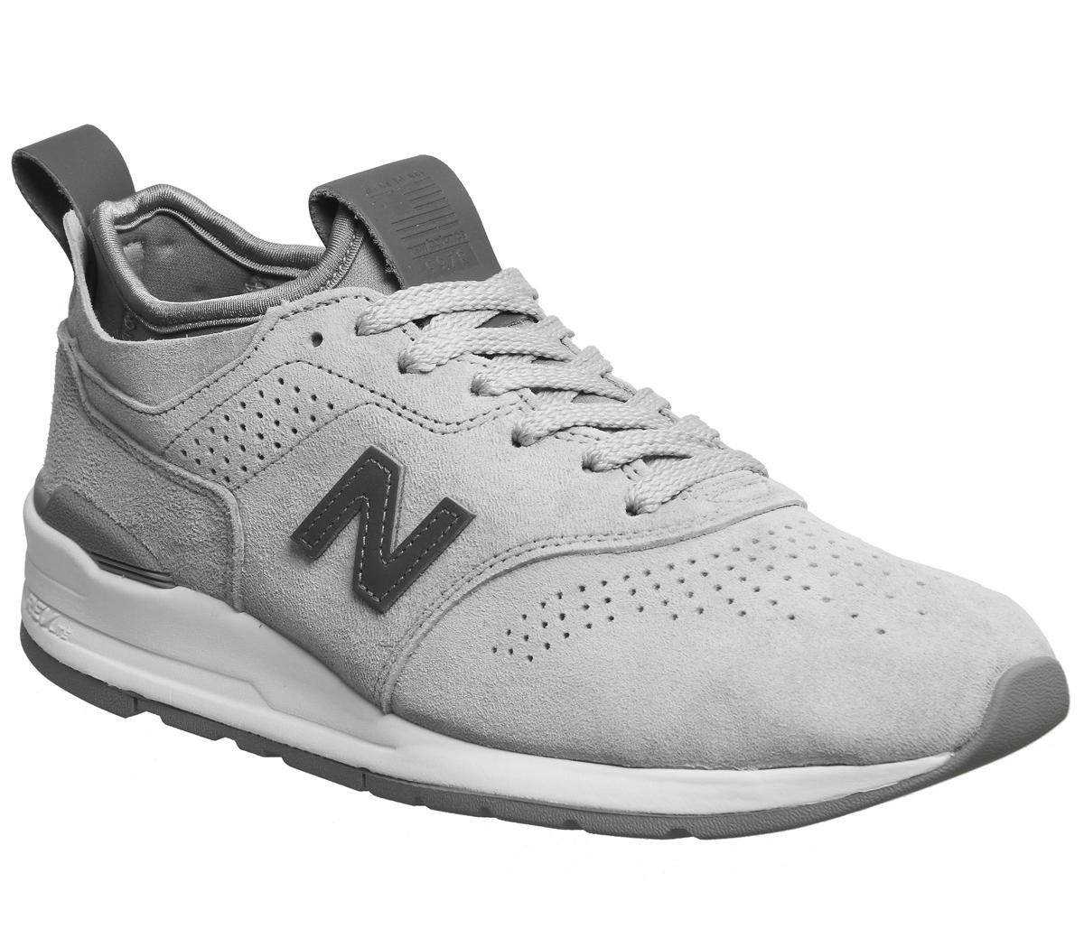 New Balance M997D Trainers Grey Black Miusa - His trainers