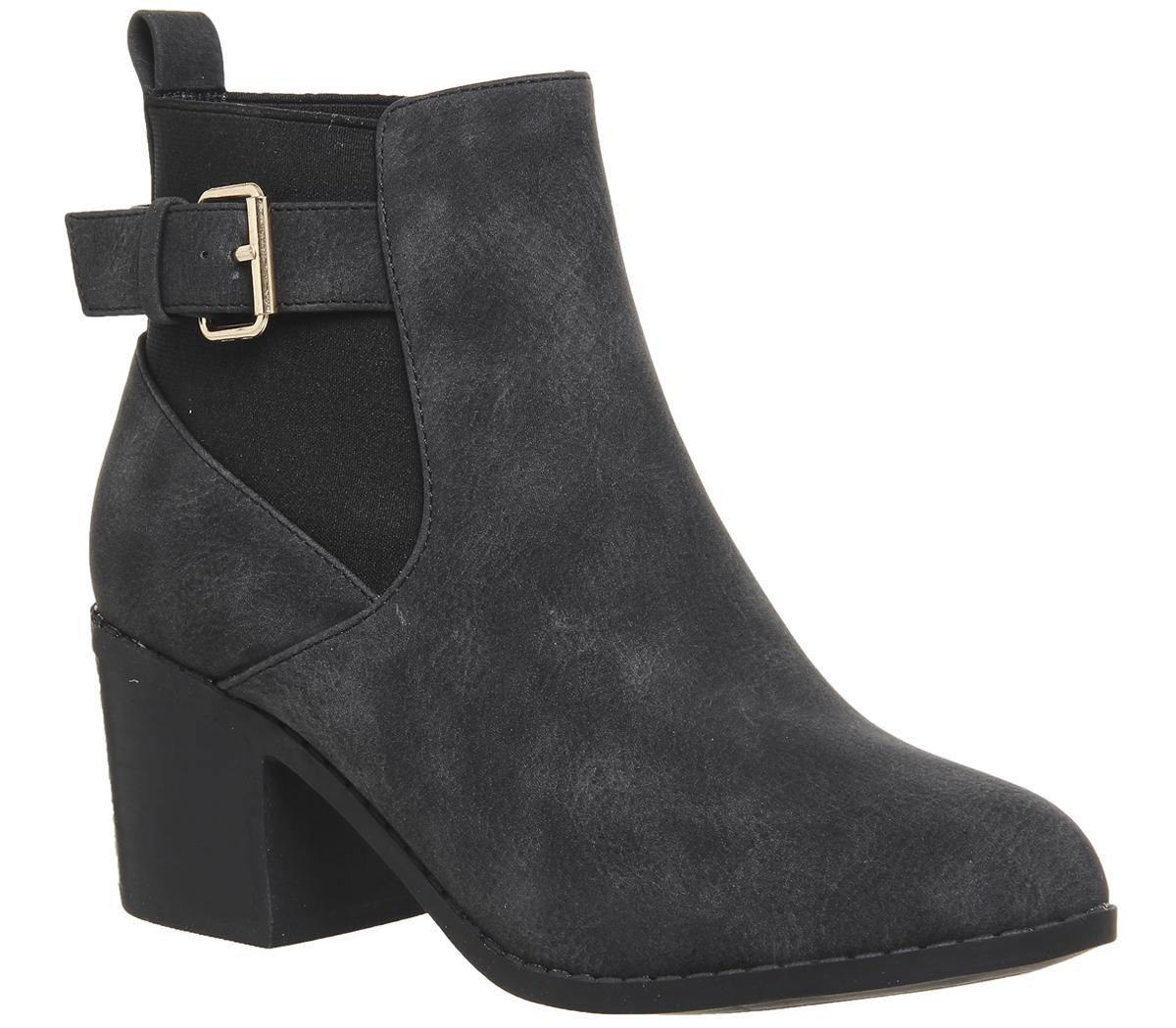 womens buckle chelsea boots