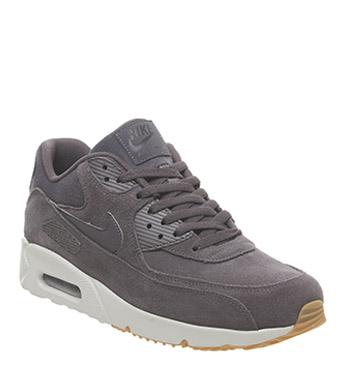 NIKE Kid's Air Max 90 Ultra SE GS, Pure PlatinumHyper PINK NIKE Kid's Air Max 90 Ultra SE GS, Pure PlatinumHyper PINK
