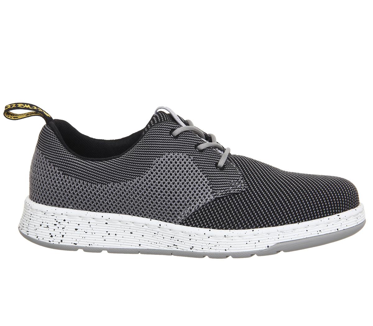 Dr. Martens Cavendish Knit Mid Grey Knit - Flat Shoes for ...