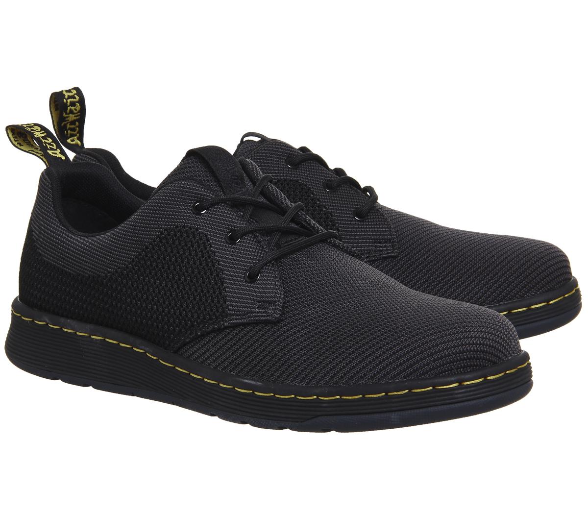 Dr. Martens Cavendish Shoes Black Knit Casual Dr. Martens Cavendish Shoes Black Knit Casual