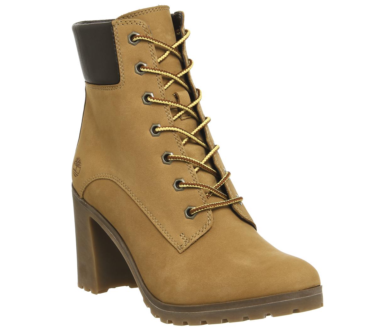 Timberland Allington 6 Inch Lace Boots Wheat - Ankle Boots