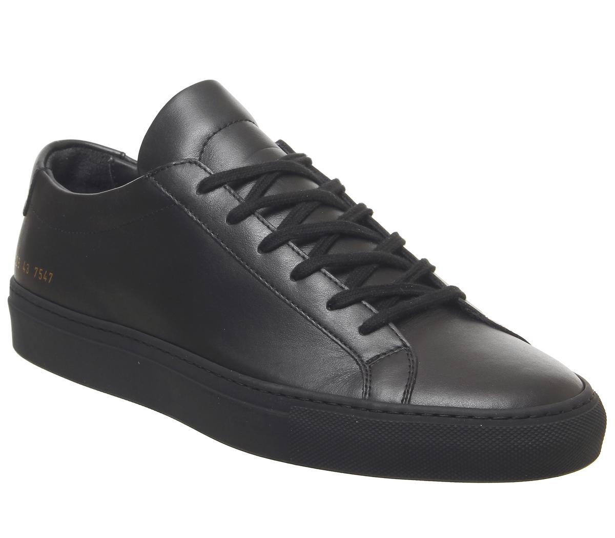 Common Projects Achilles Low Trainers Black - His trainers