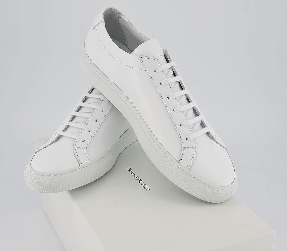 common projects white trainers