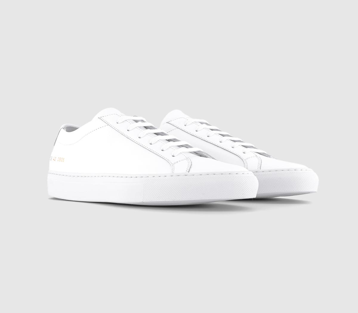 common projects white trainers
