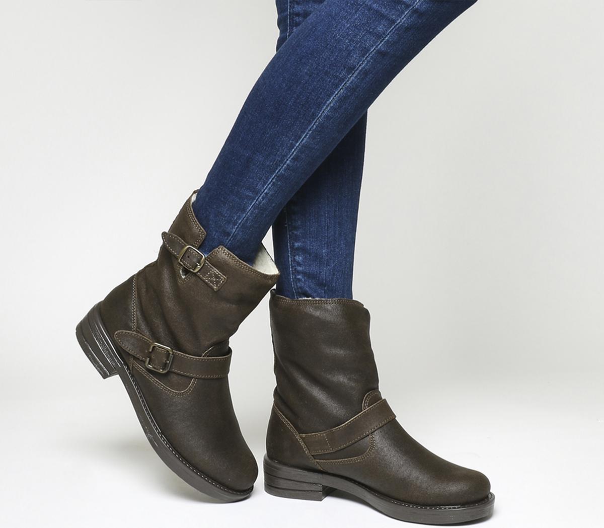 office biker boots