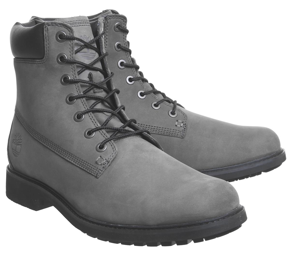 Timberland Mens Slim Boots Eiffel Tower Grey Nubuck - Boots