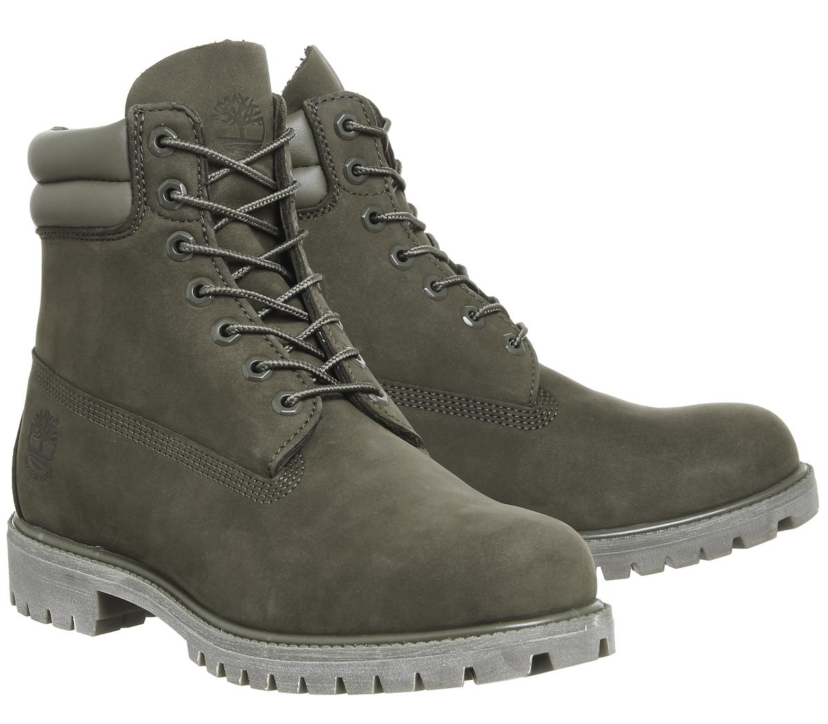 timberland 6 inch double collar boots