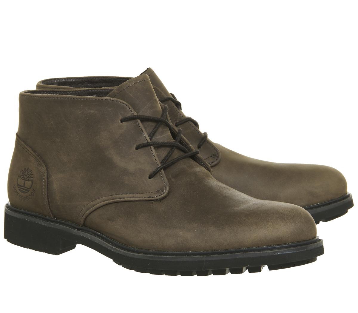 Timberland Stormbuck Chukka Boots Dark Brown Poseidon Nubuck - Boots