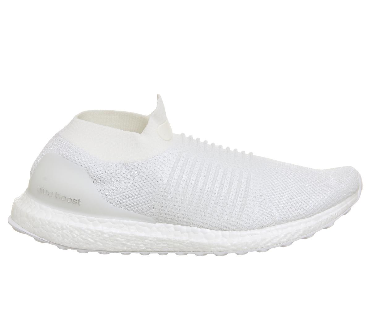 ultra boost laceless white