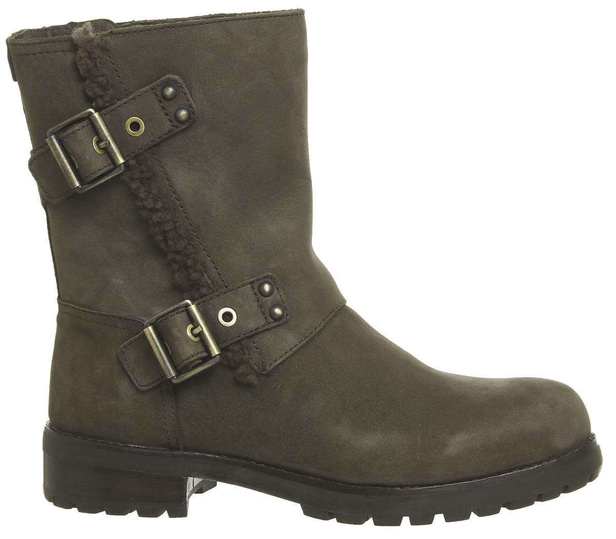 leather ugg biker boots uk