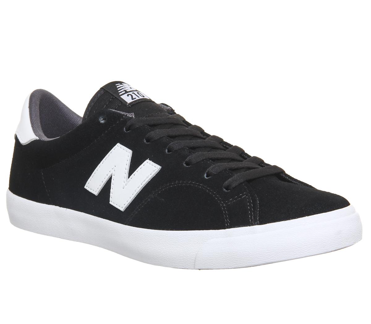 black new balance trainers