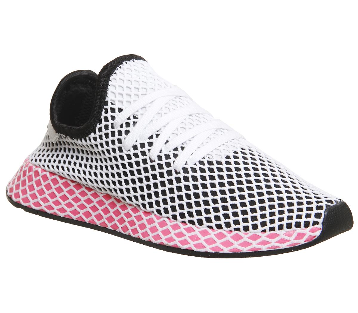 adidas deerupt core black chalk pink