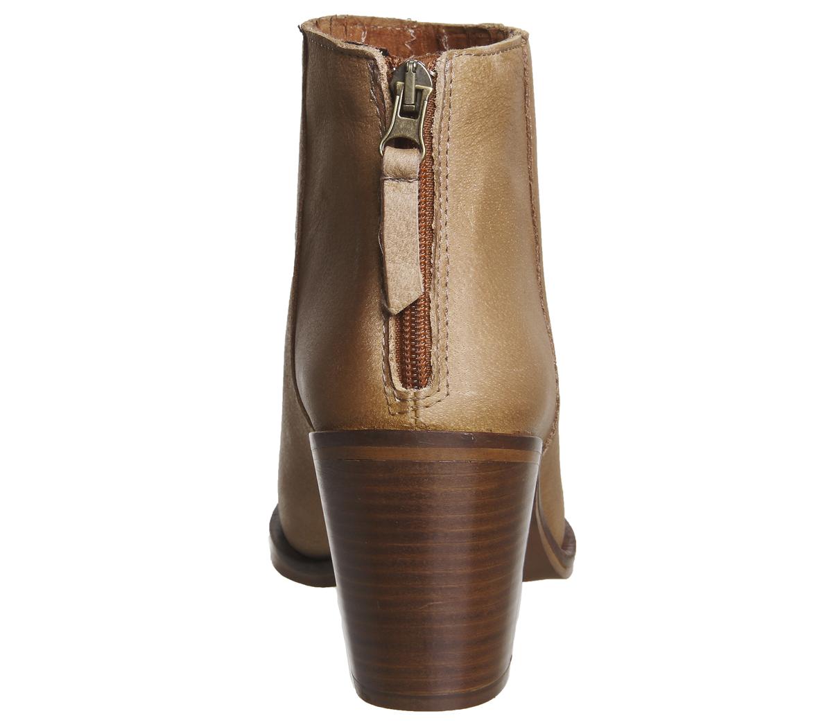 camel nubuck leather