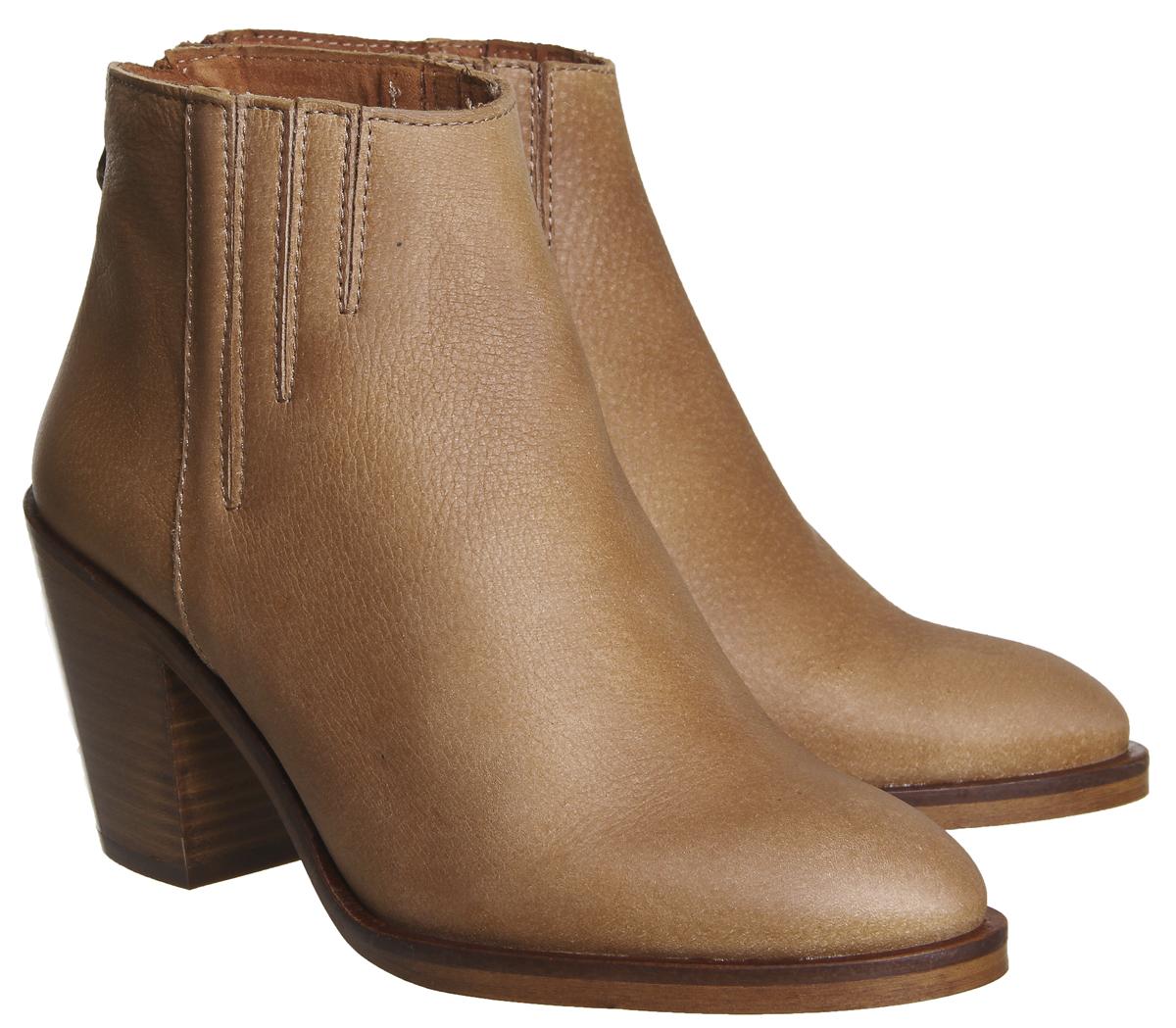 camel nubuck leather