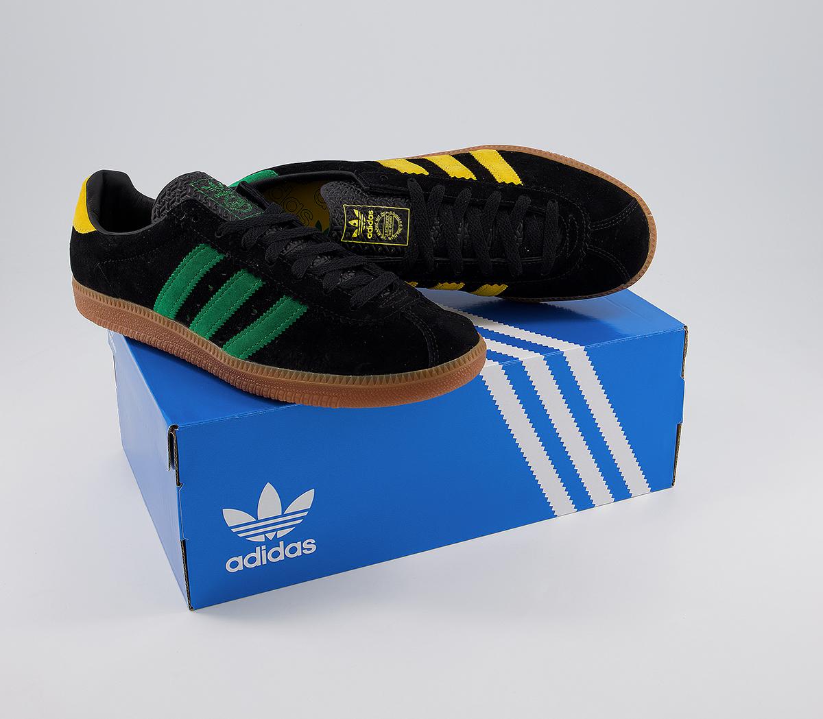adidas padiham black green yellow