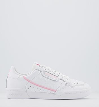 adidas continental 80s junior trainers white scarlet collegiate navy