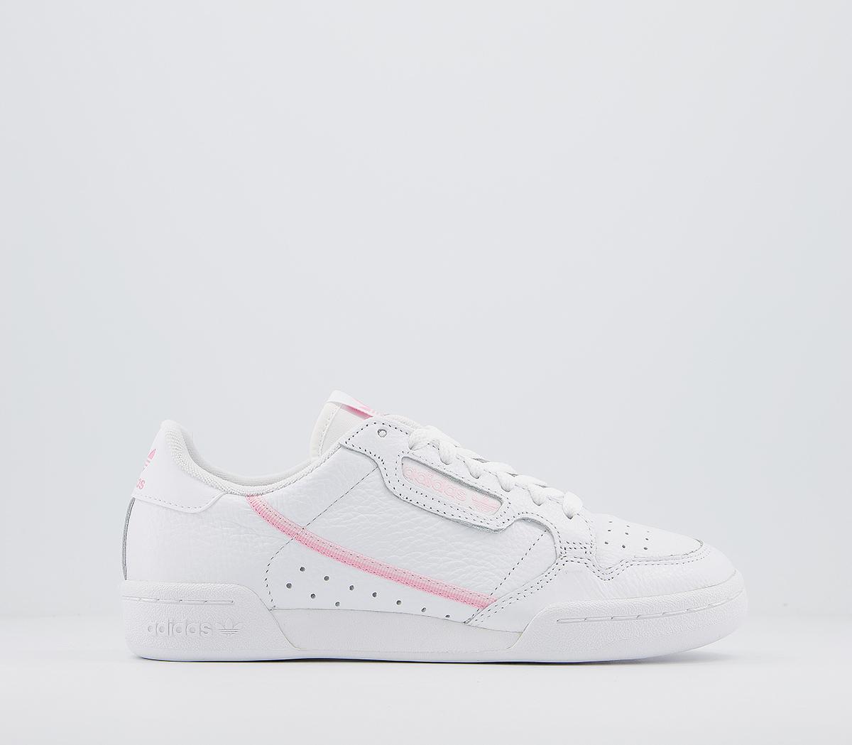 adidas originals continental 80's trainers in pink