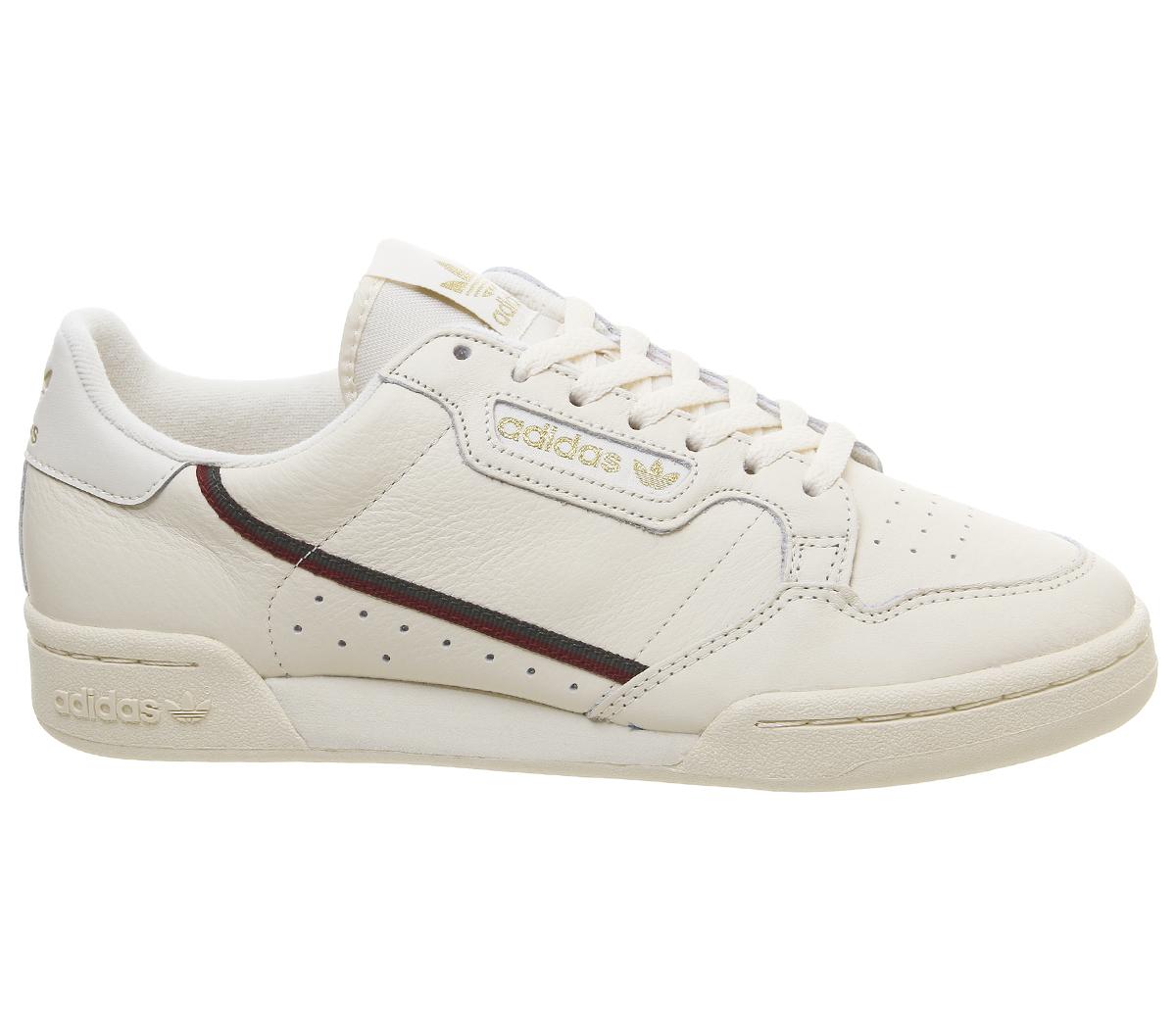 adidas continental 80s trainers chalk night cargo met gold exclusive