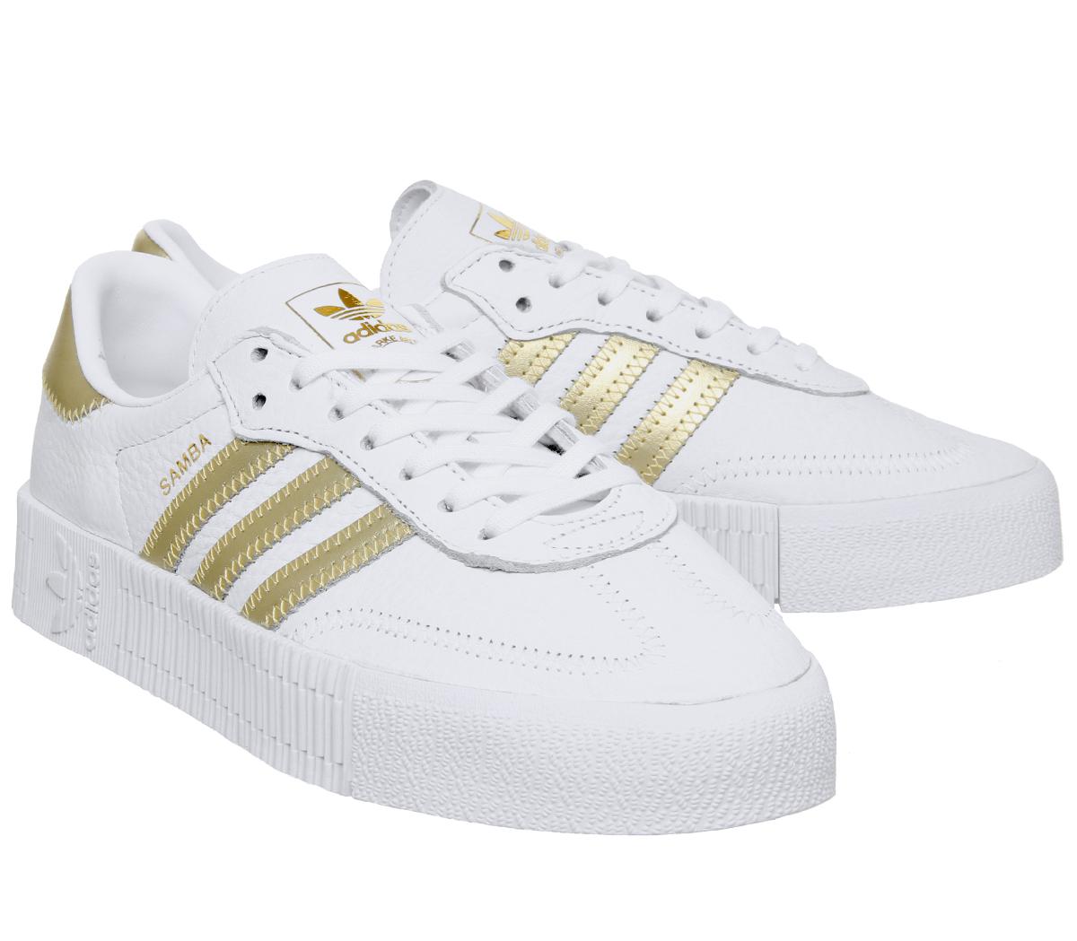 white rose gold adidas