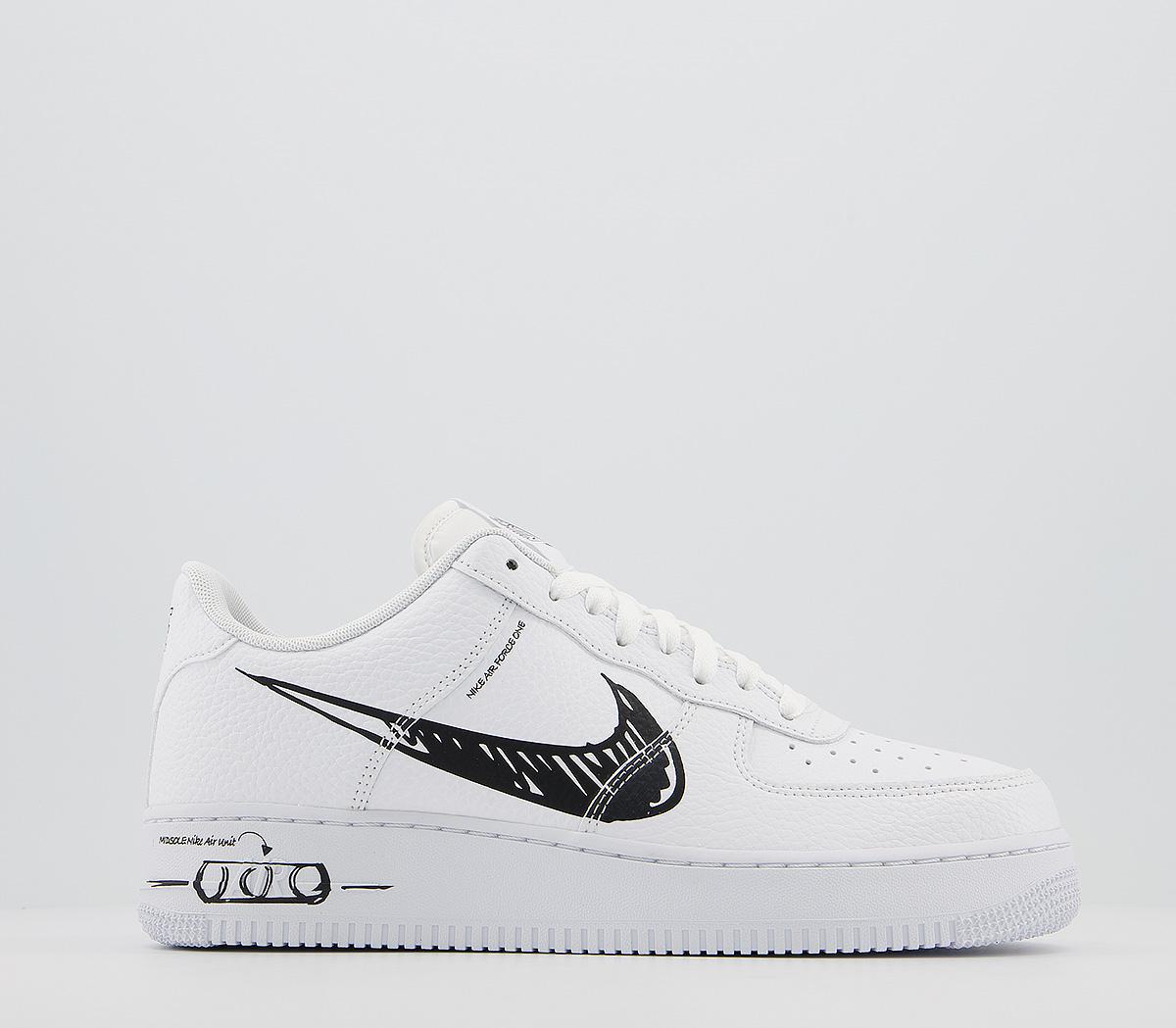 air force 1 with black tick