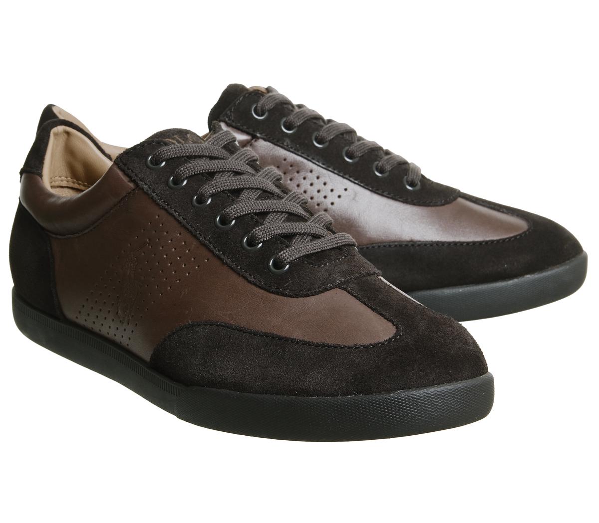 Ralph Lauren Cadoc Sneakers Dark Brown - Casual